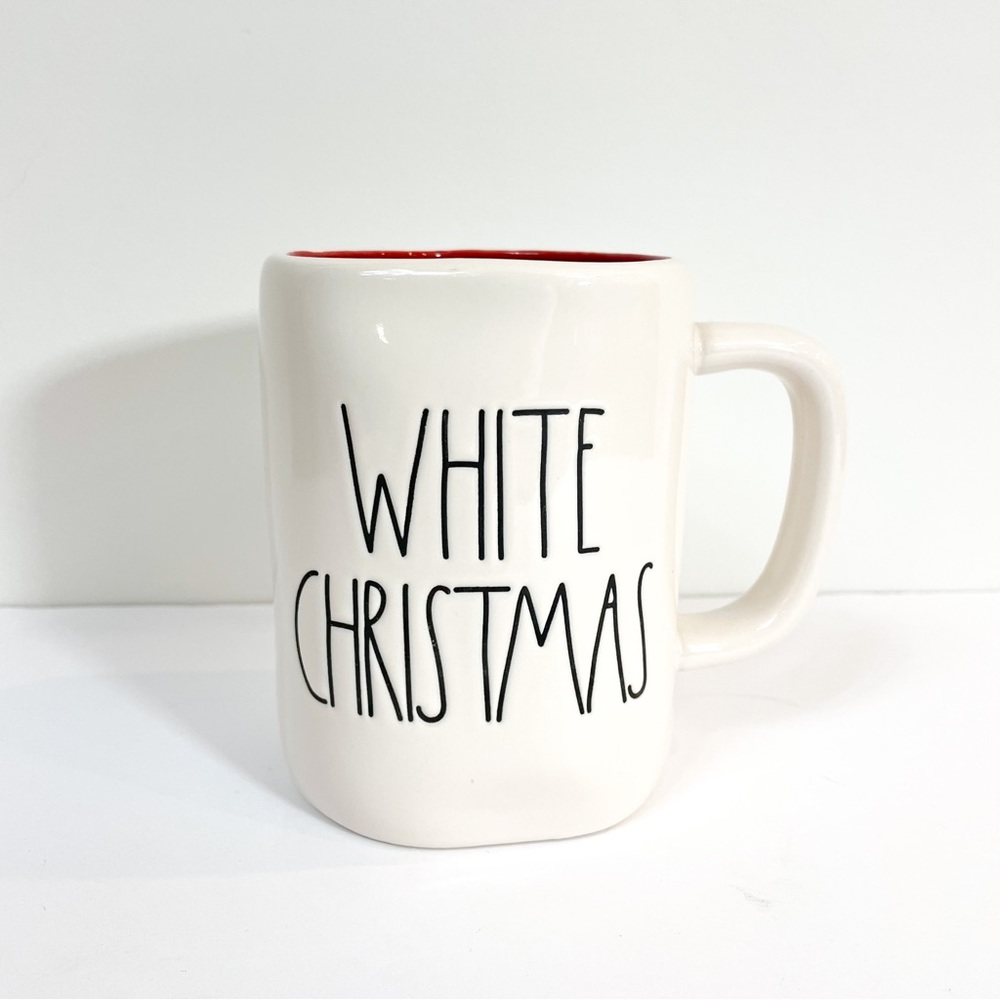 Rae Dunn WHITE CHRISTMAS Icon Mug